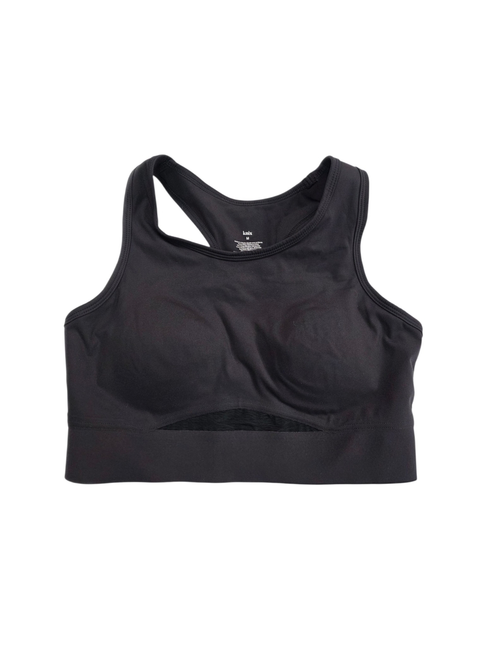 knix Black Racerback Sports Bra